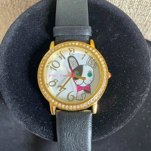 Betsy Johnson puppy face watch